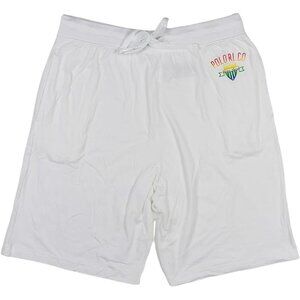Polo Ralph Lauren Big & Tall 2XLT White Logo Drawstring Waist Sleep Lounge Short